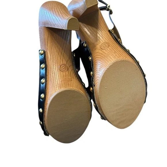 Slinky Brand Black and Tan Heels - Picture 5 of 5